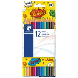 Boje drvene  12boja Comic Staedtler 175 COC12 blister!!